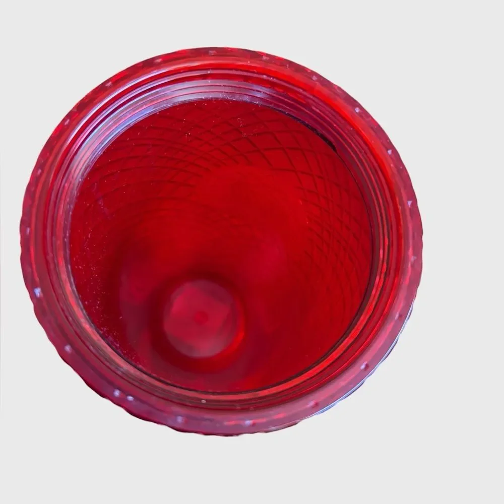 Starbucks 2021 Red Jeweled Holiday Tumbler Grid Textured Lid Straw Venti 24oz